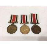 A group of 3 British police medals - NO RESERVE