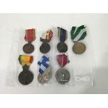 A group of seven coronation medals from Bhutan, Et