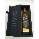 A boxed bottle of Jonnie Walker 'Blue Label' scotc