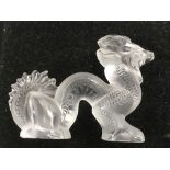 A Lalique ornament in the form of a Chinese dragon