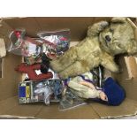 A box of various toys and games - NO RESERVE