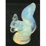 A small Sabino glass ornament of a squirrel, appro