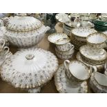 A Spode Fleur DE Lys dinner service including ture