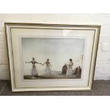 A William Russell Flint print of dancing girls.App