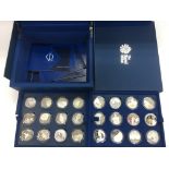 A boxed Royal Mint Queens Diamond jubilee silver p
