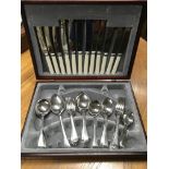 A canteen of cutlery