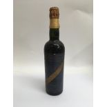 A bottle of Verdelho Madeira wine
