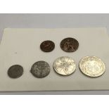 A 1924 GB coin set.