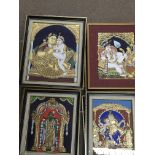 A Collection Of modern framed Indian Hindu picture