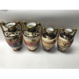 A group of four Noritake vases, height approx 29cm