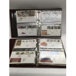 Two boxes of first day covers.