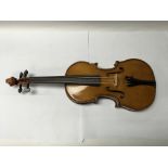 An English violin by Harry Clare of Whitley Bay wi