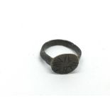 A small child's ring, possibly medieval.