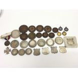 An interesting collection of 1920's white metal, s