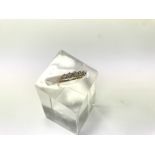 An 18ct gold Five Stone ring. Ring size approx M.