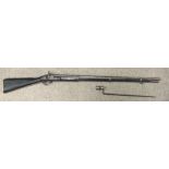 A Victorian era musket bearing VB crown markings a