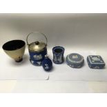 A small group of ceramics to include Wedgwood blue