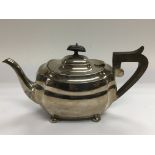 A silver teapot, Chester hallmarks.