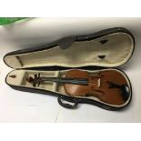 A good French viola, dated 1920 with a 15.8 inch b