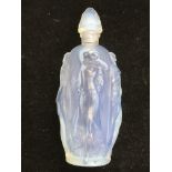 A Sabino glass perfume bottle decorated with scant