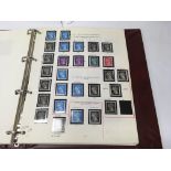 A GB stamp album containing stamps from 1984 to 19