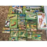 Brio, a good collection of boxed wooden trains and accessories including trains, track ,station,