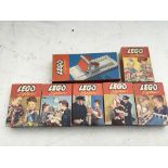 Lego, a small collection of boxed vintage Lego inc