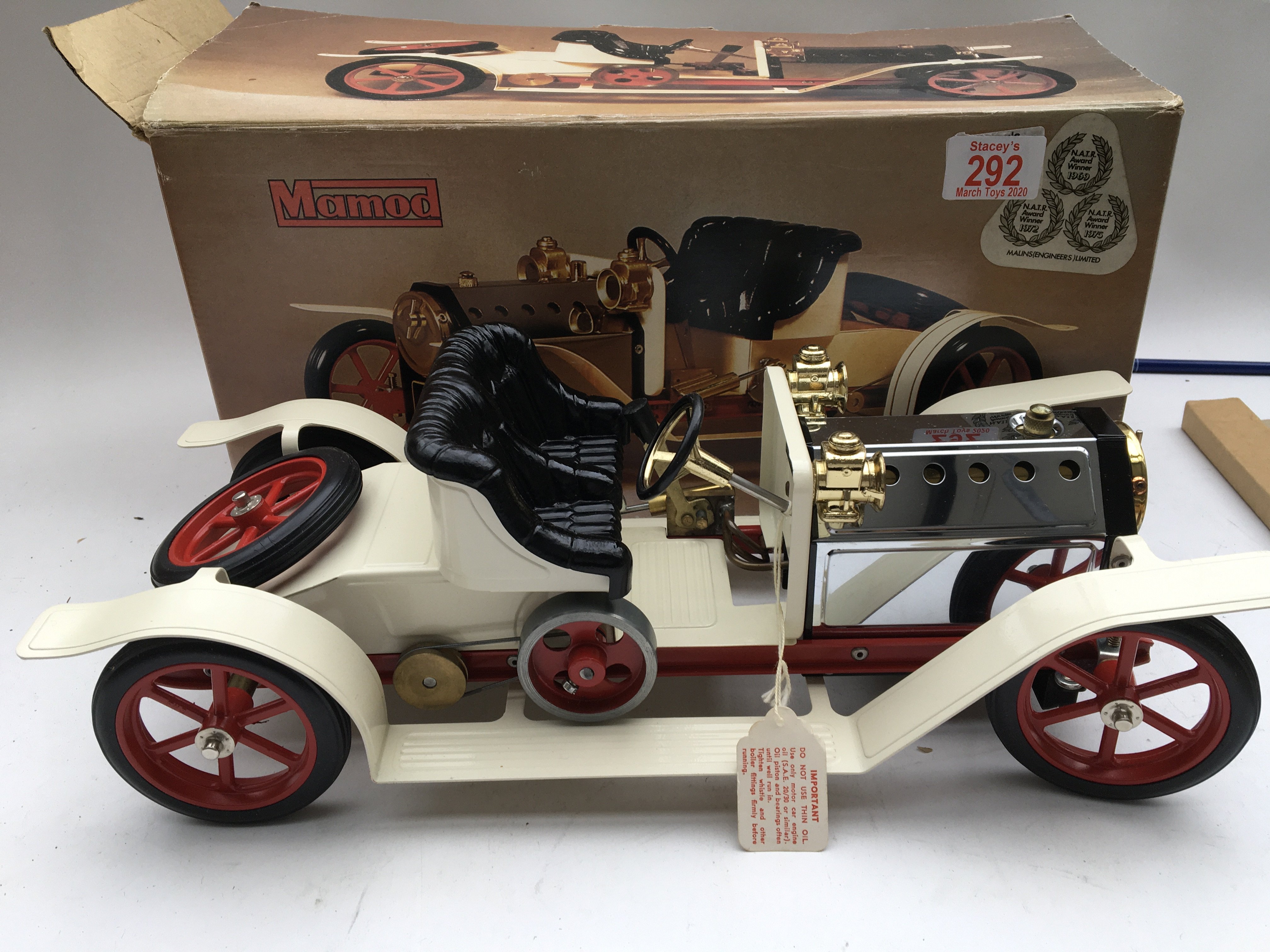 Mamod , boxed Steam Roadster