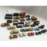 A collection of loose playworn Dinky diecast, incl