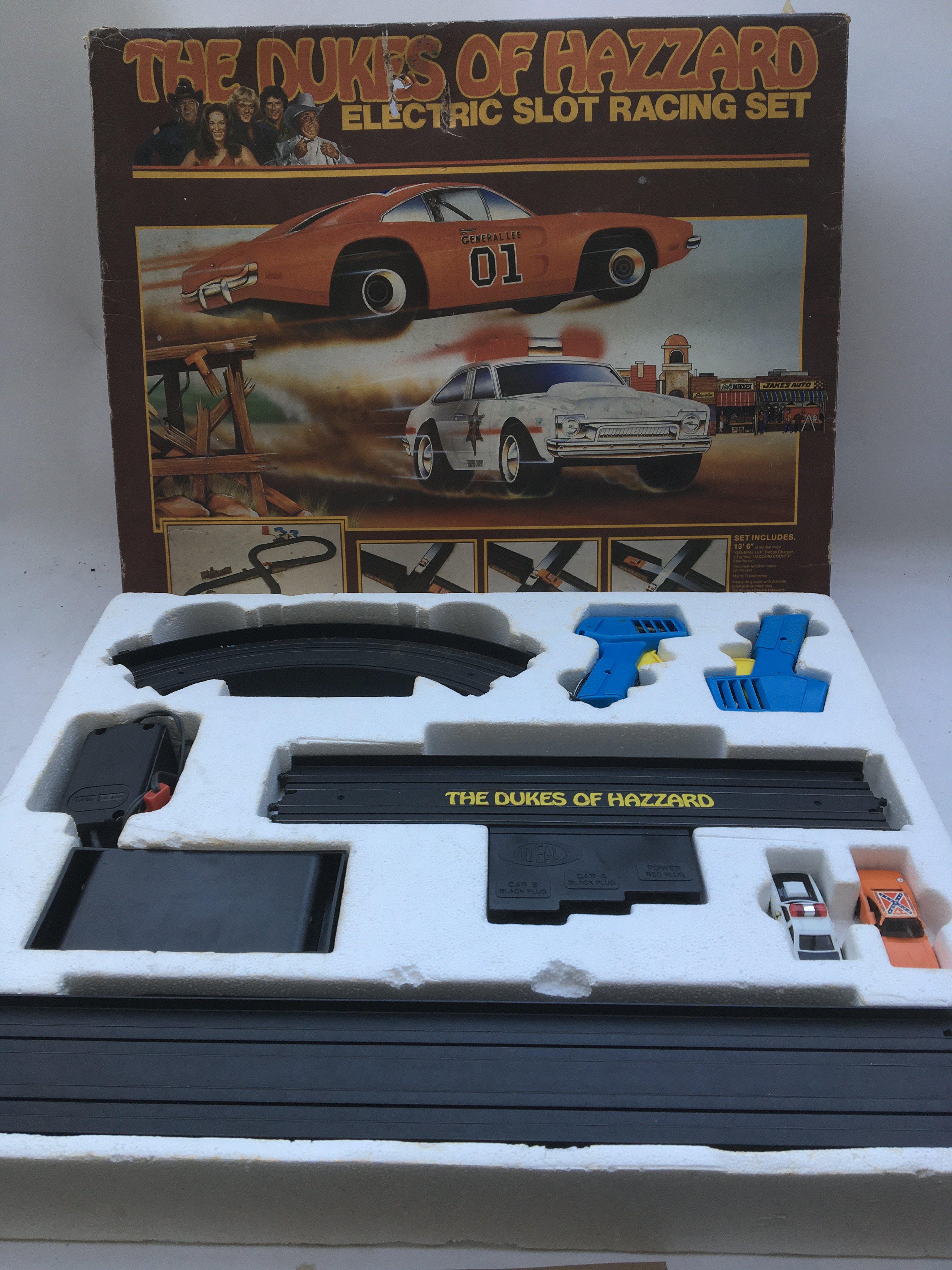 The Dukes of Hazzard, electric slot racing set, boxed
