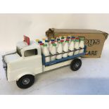 Triang toys, boxed tinplate milk lorry