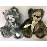 Kaycee bears, Willow and Truffle, as new with tags
