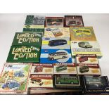 Corgi toys, boxed die cast vehicles including Buse