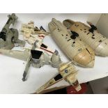 Star Wars, a collection of play worn vintage toys