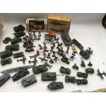 A collection of loose and boxed Military items inc