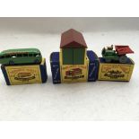Matchbox toys, boxed Diecast including Moko Lesney #21 Coach, #2 Dumper and #3 Garage