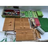 Subbuteo table soccer, a collection of teams, stan