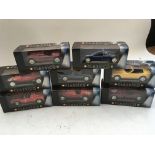 A collection of boxed Diecast vehicles including Shell Classico x8