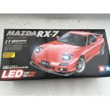 Tamiya models, Mazda RX-7, 1:10 scale RC 4WD, shaf