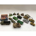 Britains, Corgi, Dinky, Matchbox, Military diecast