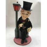 Fred Astaire, tinplate, battery operated, Smoking