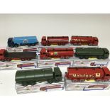 Dinky Supertoys, 7x Leyland Octopus tankers, inclu