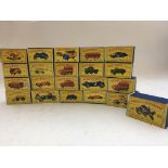 Matchbox, a collection of boxed matchbox/ Lesney d