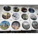Danbury mint/ Wedgewood, The Lord of the rings collection, by Ted Nasmith , x12 full set, boxed