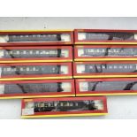 Hornby railways, OO scale, boxed carriages x9