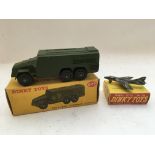 Dinky toys, boxed, Armoured command vehicle #677 a