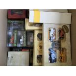 A collection of boxed Diecast vehicles including Lledo, Matchbox, Oxford etc