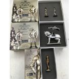 Britains toys, a boxed collection of Royal Armouries, including Henley Vlll, James ll and The two