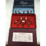 Britains toys, boxed Diecast soldiers, including Ceremonial collection and The 22nd Cheshire