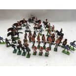 Britains toys, a collection of loose Diecast/ plastic detail figures,